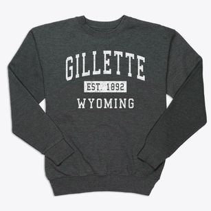 Gillette Wyoming Classic Established Premium Crewneck Sweatshirt