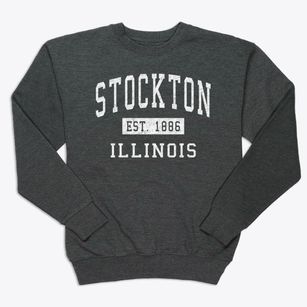 Stockton Illinois Classic Established Premium Crewneck Sweatshirt