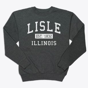 Lisle Illinois Classic Established Premium Crewneck Sweatshirt