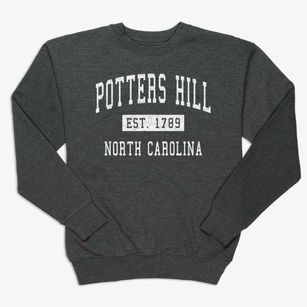 Potters Hill North Carolina Classic Established Premium Crewneck Sweatshirt