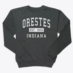 Orestes Indiana Classic Established Premium Crewneck Sweatshirt