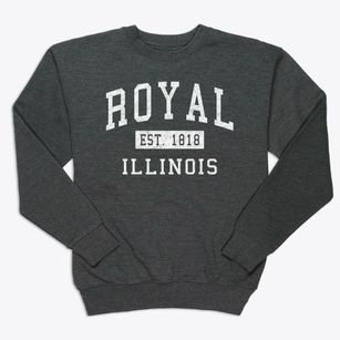 Royal Illinois Classic Established Premium Crewneck Sweatshirt
