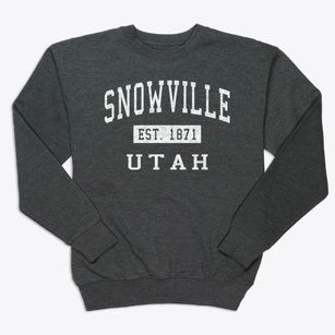 Snowville Utah Classic Established Premium Crewneck Sweatshirt