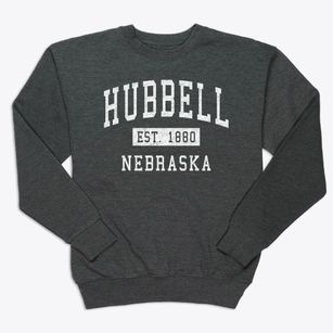 Hubbell Nebraska Classic Established Premium Crewneck Sweatshirt