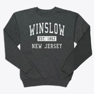 Winslow New Jersey Classic Established Premium Crewneck Sweatshirt