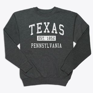 Texas Pennsylvania Classic Established Premium Crewneck Sweatshirt