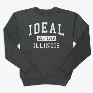 Ideal Illinois Classic Established Premium Crewneck Sweatshirt