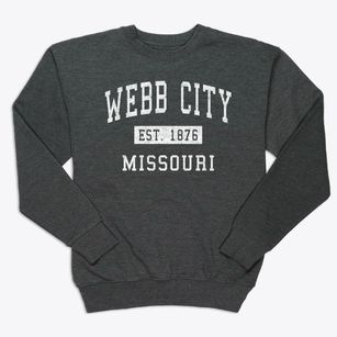 Webb City Missouri Classic Established Premium Crewneck Sweatshirt