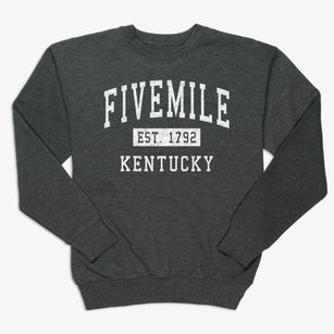 Fivemile Kentucky Classic Established Premium Crewneck Sweatshirt