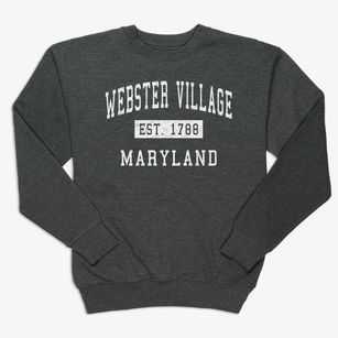Webster Village Maryland Classic Established Premium Crewneck Sweatshirt