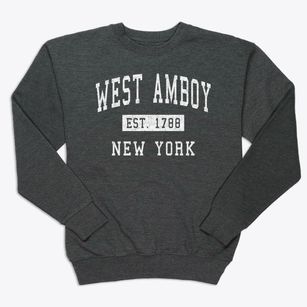 West Amboy New York Classic Established Premium Crewneck Sweatshirt
