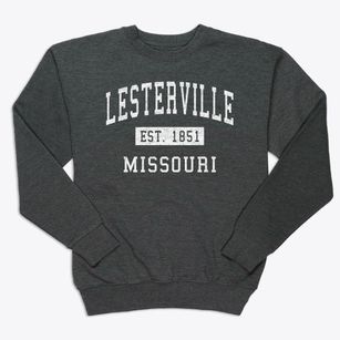 Lesterville Missouri Classic Established Premium Crewneck Sweatshirt