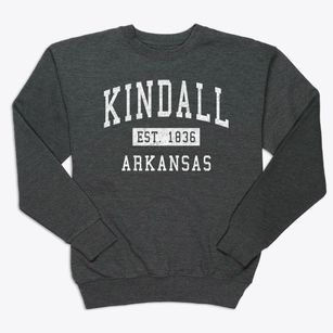 Kindall Arkansas Classic Established Premium Crewneck Sweatshirt
