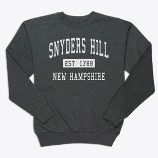 Snyders Hill New Hampshire Classic Established Premium Crewneck Sweatshirt