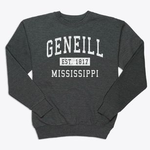 Geneill Mississippi Classic Established Premium Crewneck Sweatshirt