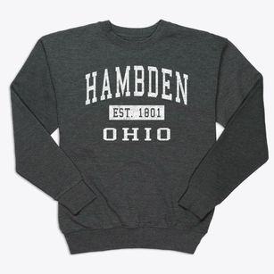Hambden Ohio Classic Established Premium Crewneck Sweatshirt