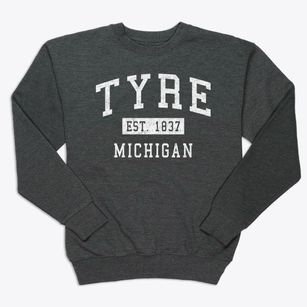 Tyre Michigan Classic Established Premium Crewneck Sweatshirt