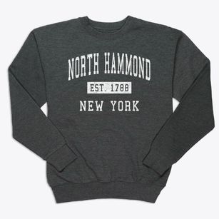 North Hammond New York Classic Established Premium Crewneck Sweatshirt