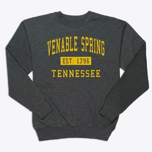 Venable Spring Tennessee Classic Established Premium Crewneck Sweatshirt