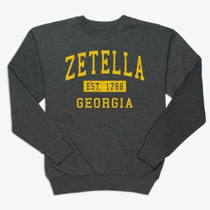 Zetella Georgia Classic Established Premium Crewneck Sweatshirt