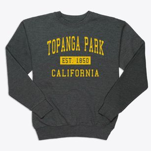 Topanga Park California Classic Established Premium Crewneck Sweatshirt