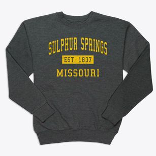 Sulphur Springs Missouri Classic Established Premium Crewneck Sweatshirt