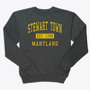 Stewart Town Maryland Classic Established Premium Crewneck Sweatshirt
