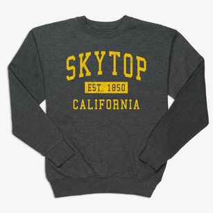 Skytop California Classic Established Premium Crewneck Sweatshirt