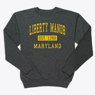 Liberty Manor Maryland Classic Established Premium Crewneck Sweatshirt