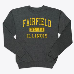 Fairfield Illinois Classic Established Premium Crewneck Sweatshirt