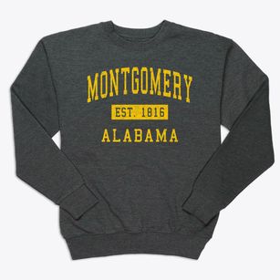 Montgomery Alabama Classic Established Premium Crewneck Sweatshirt