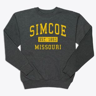 Simcoe Missouri Classic Established Premium Crewneck Sweatshirt