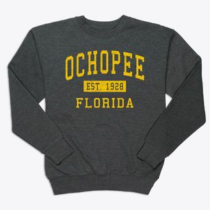Ochopee Florida Classic Established Premium Crewneck Sweatshirt