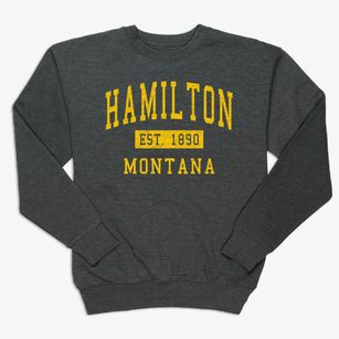 Hamilton Montana Classic Established Premium Crewneck Sweatshirt