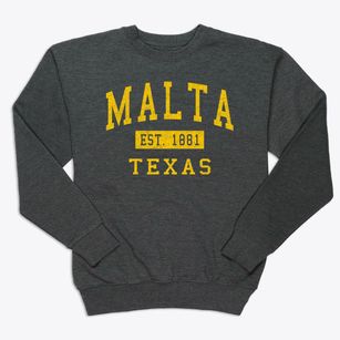 Malta Texas Classic Established Premium Crewneck Sweatshirt