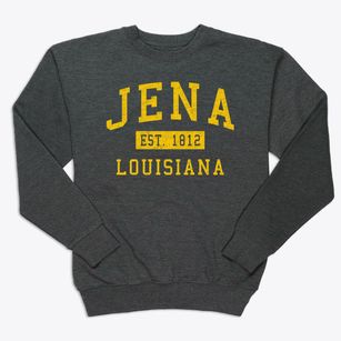 Jena Louisiana Classic Established Premium Crewneck Sweatshirt