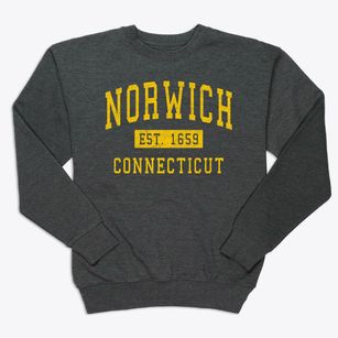Norwich Connecticut Classic Established Premium Crewneck Sweatshirt
