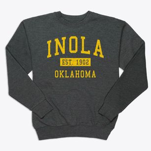 Inola Oklahoma Classic Established Premium Crewneck Sweatshirt