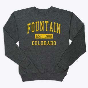 Fountain Colorado Classic Established Premium Crewneck Sweatshirt
