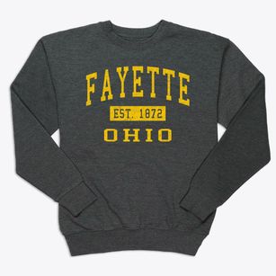 Fayette Ohio Classic Established Premium Crewneck Sweatshirt