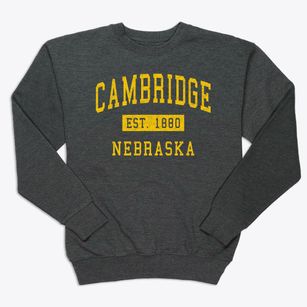 Cambridge Nebraska Classic Established Premium Crewneck Sweatshirt