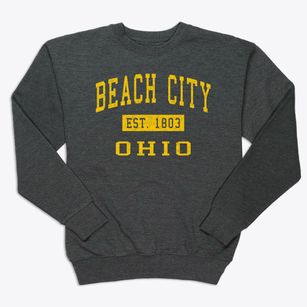 Beach City Ohio Classic Established Premium Crewneck Sweatshirt