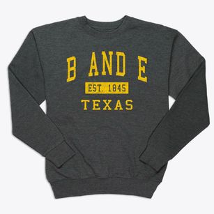 B And E Texas Classic Established Premium Crewneck Sweatshirt