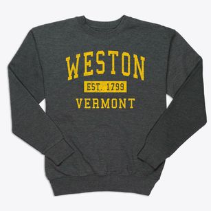 Weston Vermont Classic Established Premium Crewneck Sweatshirt