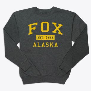 Fox Alaska Classic Established Premium Crewneck Sweatshirt