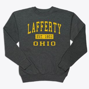 Lafferty Ohio Classic Established Premium Crewneck Sweatshirt