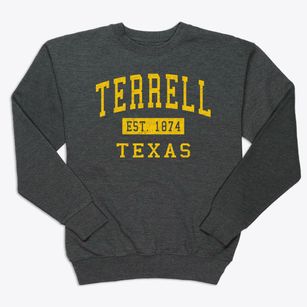 Terrell Texas Classic Established Premium Crewneck Sweatshirt