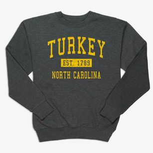Turkey North Carolina Classic Established Premium Crewneck Sweatshirt