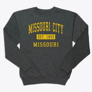 Missouri City Missouri Classic Established Premium Crewneck Sweatshirt