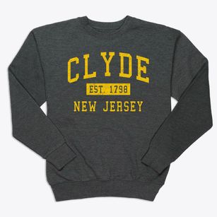 Clyde New Jersey Classic Established Premium Crewneck Sweatshirt